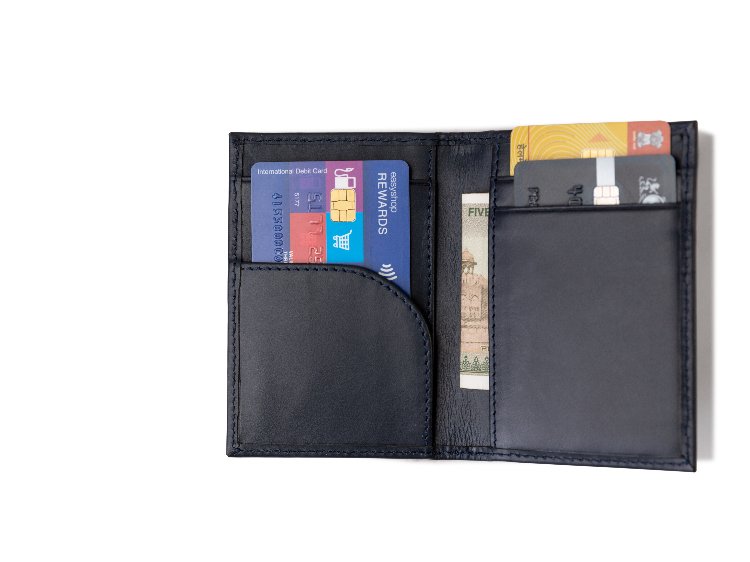 CAPRA- NAPPA LEATHER CARD WALLET - Legacy Collective